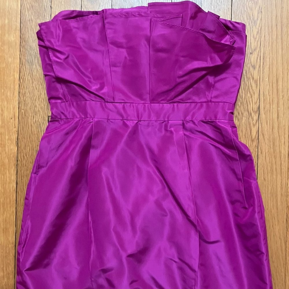 J Crew Size 4 Fuschia Cocktail Dress